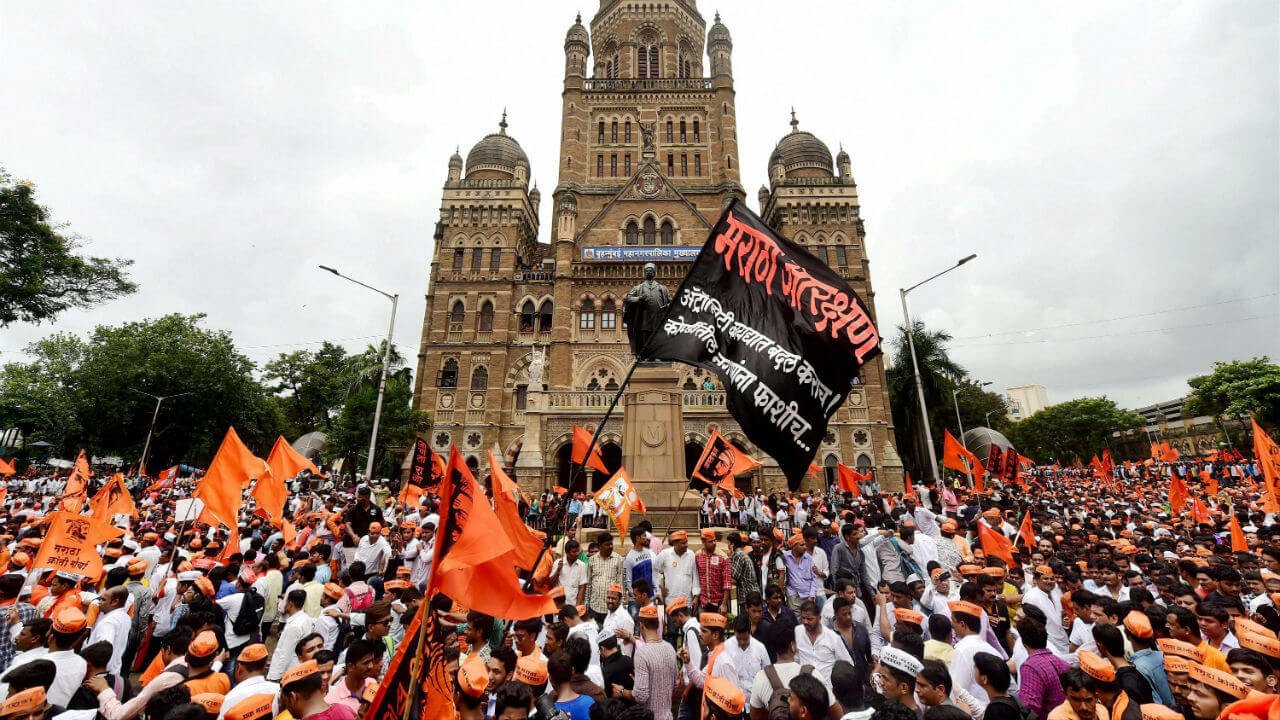  Brahmins Protest for Quota in Maharashtra